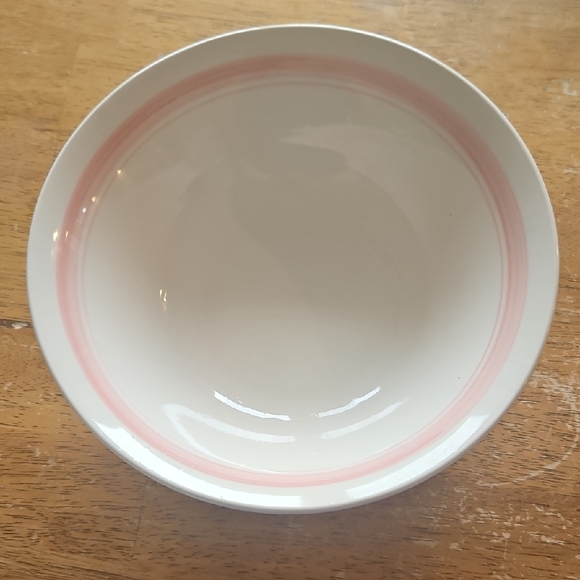 Elegant Pink Rimmed Bowl - Picture 1 of 5